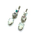 Mariana Earrings Glitzy Triple Tier Strand Austrian Crystals On A Clear Day Sweet Summer Coll. - Image 2