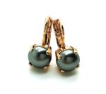 Mariana Earrings Beautiful and Elegant Dark Grey Pearl Austrian Crystals My Treasures Coll. - Image 3