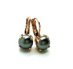 Mariana Earrings Beautiful and Elegant Dark Grey Pearl Austrian Crystals My Treasures Coll. - Image 2