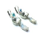 Mariana Earrings Elegant Triple Tier Strand Austrian Crystals On A Clear Day Sweet Summer Coll. - Image 3