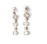 Mariana Earrings Beautiful Multi Tier Strand Austrian Crystals On A Clear Day Sweet Summer Coll. - Image 3