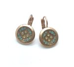 Mariana Earrings Round Finely Detailed Crystal Swarovski  Serai Cocktail Hour Coll.