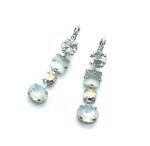 Mariana Earrings Fashionable Multi Tier Strand Crystal Swarovski On A Clear Day Sweet Summer Coll. - Image 2