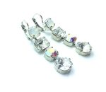 Mariana Earrings Glitzy Multi Tier Strand Austrian Crystals On A Clear Day Sweet Summer Coll. - Image 3