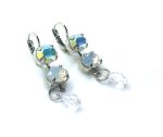 Mariana Earrings Alluring Triple Tier Strand Austrian Crystals On A Clear Day Sweet Summer Coll. - Image 3