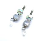 Mariana Earrings Alluring Triple Tier Strand Austrian Crystals On A Clear Day Sweet Summer Coll.