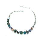 Necklace By Mariana Woman Colorful Floral Charms Swarovski Crystals - Image 3