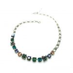 Necklace By Mariana Woman Colorful Floral Charms Swarovski Crystals