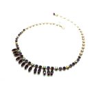 Necklace By Mariana Woman Sophisticated Amethyst, Sapphire and AB Swarovski Crystals - Image 3