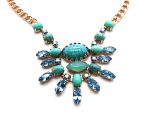 Necklace By Mariana Woman Rich Turquoise, AB and Pacific Opal Swarovski Crystals - Image 3
