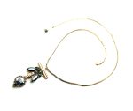 Mariana Necklace Pendant Exquisite Design Black Diamond & Jet Hematite Crystal Swarovski My Treasures Coll. - Image 3