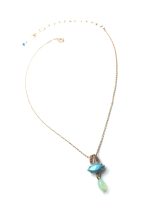 Necklace Pendant By Mariana Woman Beautiful Aqua Marquise Swarovski Crystals - Image 2