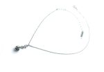 Mariana Necklace Dainty Butterfly & Round Pendant Beaded Crystal Swarovski On A Clear Day Sweet Summer Coll. - Image 2