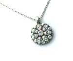 Necklace Pendant By Mariana Woman Gorgeous Guardian Angel Swarovski Crystals - Image 2