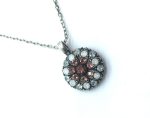 Necklace Pendant By Mariana Woman Lovely Guardian Angel Topaz Swarovski Crystals - Image 3
