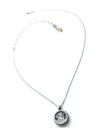 Necklace Pendant By Mariana Woman Lovely Guardian Angel Topaz Swarovski Crystals - Image 2