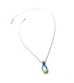 Necklace Pendant By Mariana Woman Alluring Pear Shape Paradise Swarovski Crystals - Image 3