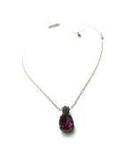 Mariana Necklace Pendant Pear Shape Amethyst Crystal Swarovski My Treasures Coll.
