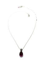 Mariana Necklace Pendant Pear Shape Amethyst Crystal Swarovski My Treasures Coll. - Image 3