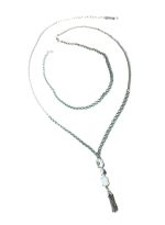 Mariana Necklace Sassy Tassel & Triple Tier Strand Crystal Swarovski On A Clear Day Sweet Summer Coll. - Image 3