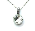 Mariana Necklace Pendant Lovely Cushion Clear Crystal Swarovskin On A Clear Day Sweet Summer Coll. - Image 2