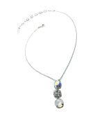 Mariana Necklace Exquisite Triple Tier Strand Crystal Swarovski On A Clear Day Sweet Summer Coll.