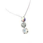 Mariana Necklace Exquisite Triple Tier Strand Crystal Swarovski On A Clear Day Sweet Summer Coll. - Image 2