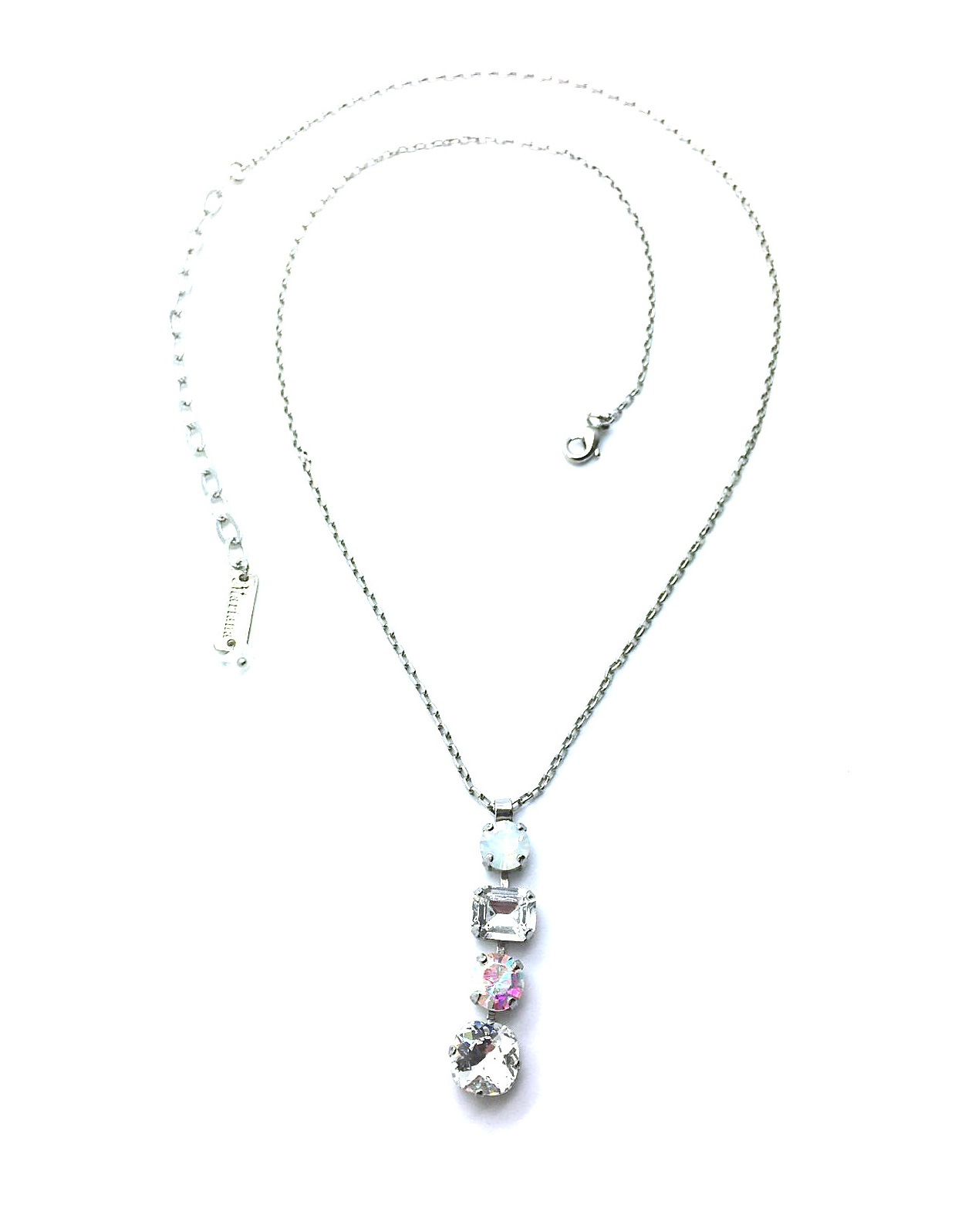 N-5906-001-RO (1) Mariana Necklace Pendant Gorgeous Multi Tier Strand Austrian Crystals On A Clear Day Sweet Summer Coll. - Image 1