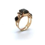 Ring By Mariana Woman Adjustable Finely Detailed Garnet Mineral