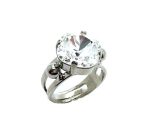 Mariana Ring Adjustable Brilliant Clear Crystal Swarovksi On A Clear Day Sweet Summer Coll. - Image 3