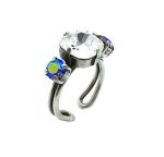 Mariana Ring Glitzy Sapphire AB & Clear Crystal Swarovski 2019 Special Edition