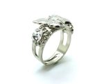 Mariana Ring Radiant Butterfly Shape & Clear Crystal Swarovski On A Clear Day Sweet Summer Coll. - Image 3