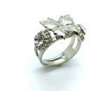 Mariana Ring Radiant Butterfly Shape & Clear Crystal Swarovski On A Clear Day Sweet Summer Coll.