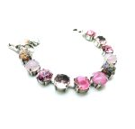 Bracelet By Mariana Woman Beautiful Pink, Rose and Mix Color Swarovski Crystals - Image 3