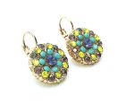 Mariana Earrings Lovely Flower Shape Multi Color Crystal Swarovski Happiness Inspiration Coll. - Image 3