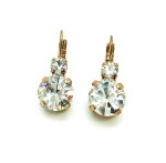 Mariana Earrings Perfect Round Shape Clear Austrian Crystals My Treasures Coll. - Image 3