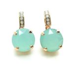 Mariana Earrings Timeless Chrysolite Opal & White Opal Austrian Crystals California Dreaming Songbook Coll.