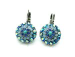 Earrings By Mariana Woman Glitzy Sapphire and Blue Opal Swarovski Crystals