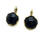 Earrings By Mariana Woman Beautiful Blue Gold Stone Mineral - Image 2