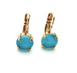 Mariana Earrings Glitzy Light Blue Swarovski Crystals My Treasures Coll. - Image 2