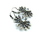 Mariana Earrings Stunning Sunburst Clear, AB & White Opal Crystal Swarovski On A Clear Day Sweet Summer Coll. - Image 3