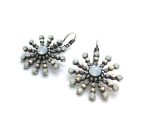 Mariana Earrings Stunning Sunburst Clear, AB & White Opal Crystal Swarovski On A Clear Day Sweet Summer Coll. - Image 2