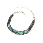 Necklace By Mariana Woman Elegant Triple Tier Strand Swarovski Crystals - Image 3