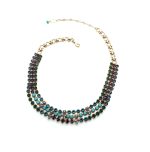 Necklace By Mariana Woman Elegant Triple Tier Strand Swarovski Crystals - Image 2