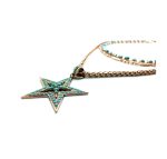 Mariana Necklace Fashionable Multi Tier with Star Shape Beaded Turquoise Crystal Swarovski My Treasures Coll. - Image 2