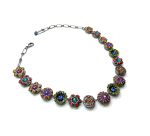 Mariana Necklace Finely Detailed Flower Shaped Beaded Multi Color Crystal Swarovski Fantasy Nirvana Coll. - Image 2