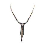 Mariana Necklace Finely Detailed Pigeon Chandelier Multi Color Crystal Swarovski Penelope Odyssey Coll.