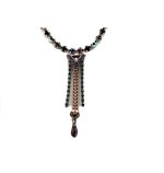 Mariana Necklace Finely Detailed Pigeon Chandelier Multi Color Crystal Swarovski Penelope Odyssey Coll. - Image 2