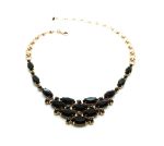 Mariana Necklace Exquisite Chandelier Marquise Shape Jet Black Crystal Swarovski My Treasures Coll. - Image 3