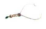 Mariana Necklace Pendant Lovely Fuchsia, Turquoise & Fern Green Austrian Crystals Happy Day Icons Coll. - Image 2